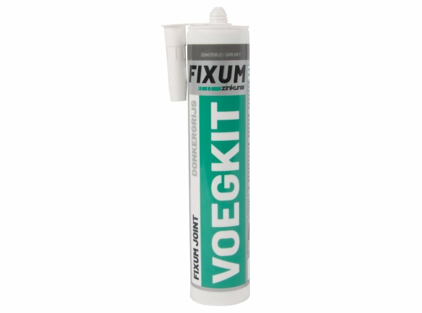 FIXUM Joint Voegkit Donkergrijs - 310ml Overschilderbare Gevelkit Gevelrenovatie