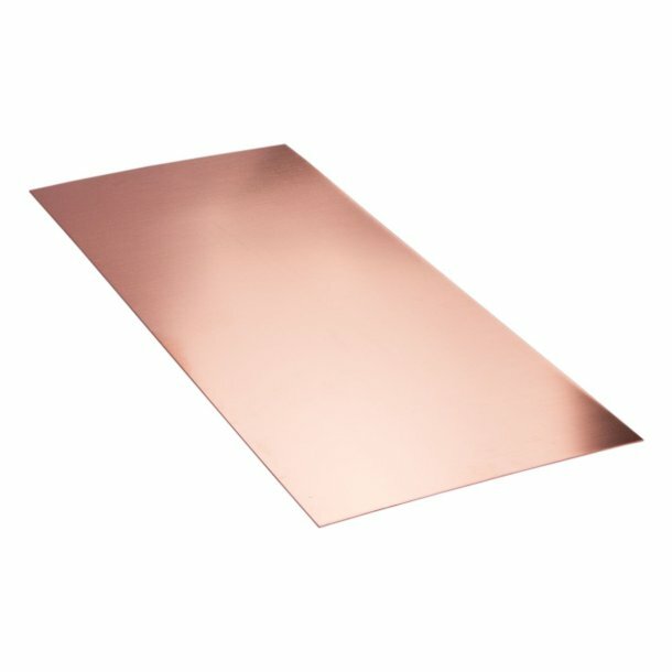 Plaat koper 2000 x 1000 x 0,7mm