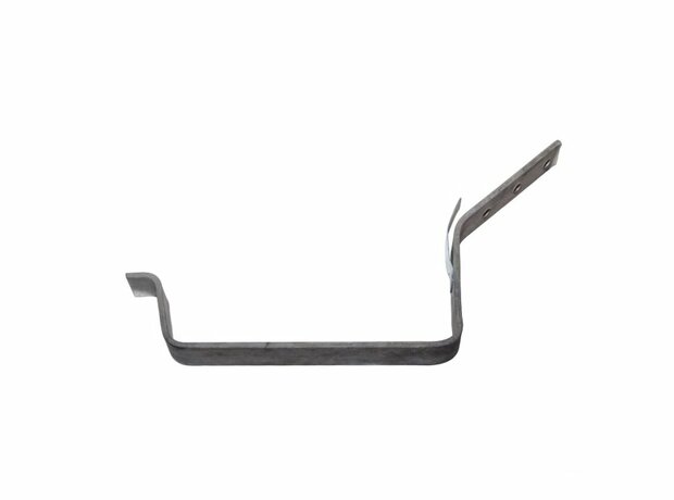 Dakbeugel B37 gegalvaniseerd met staart 45 graden en lip (30 x 5 mm)
