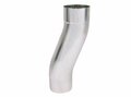 Zinken sprongbocht 80 mm met hartafstand 60 mm voor regenpijp gevelsprong